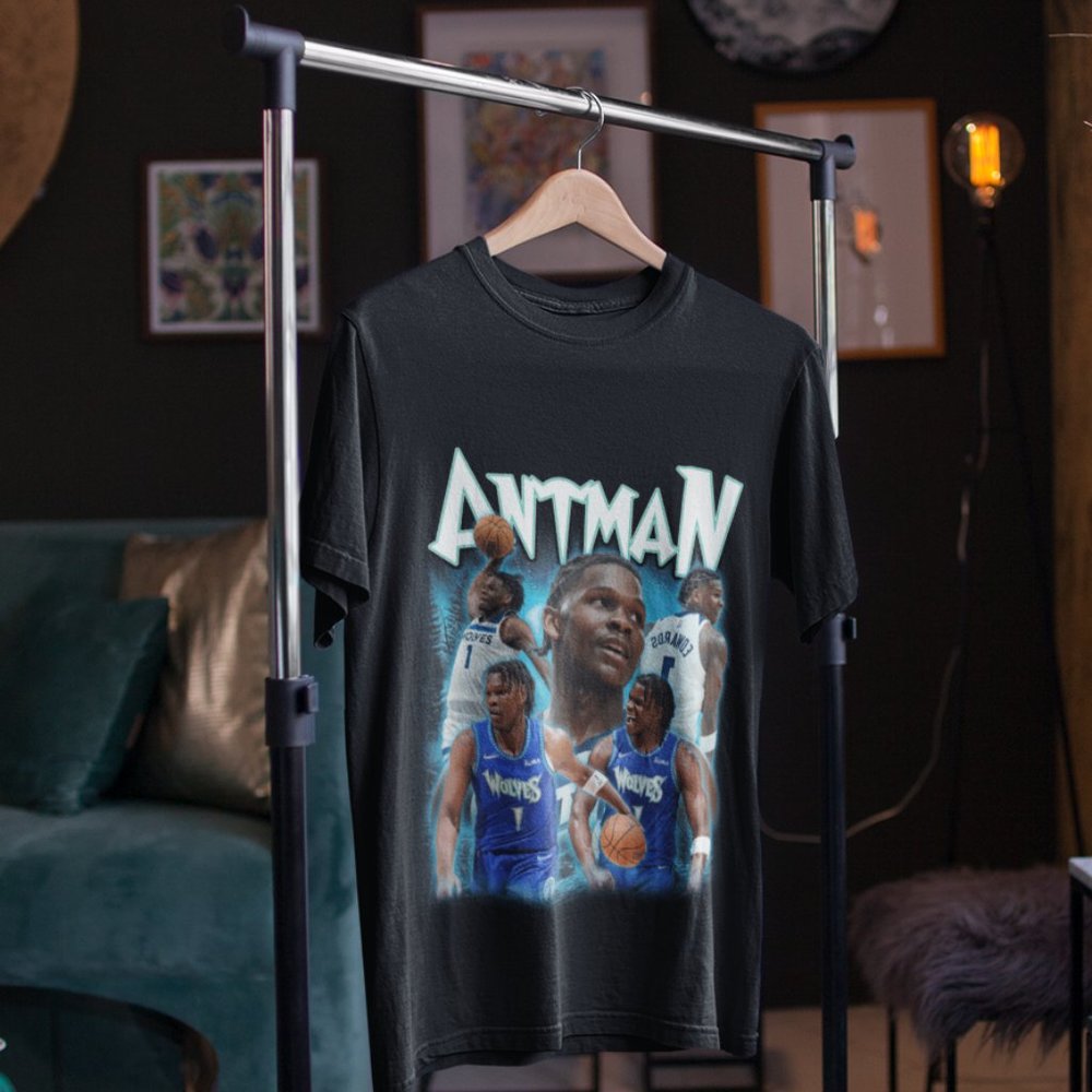 Anthony Edwards shirt Classic Vintage Bootleg T Shirt Minnesota Timberwolves TEE
